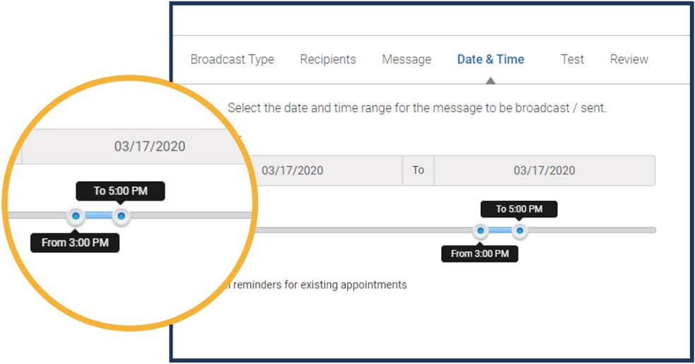 build and schedule multiple messages